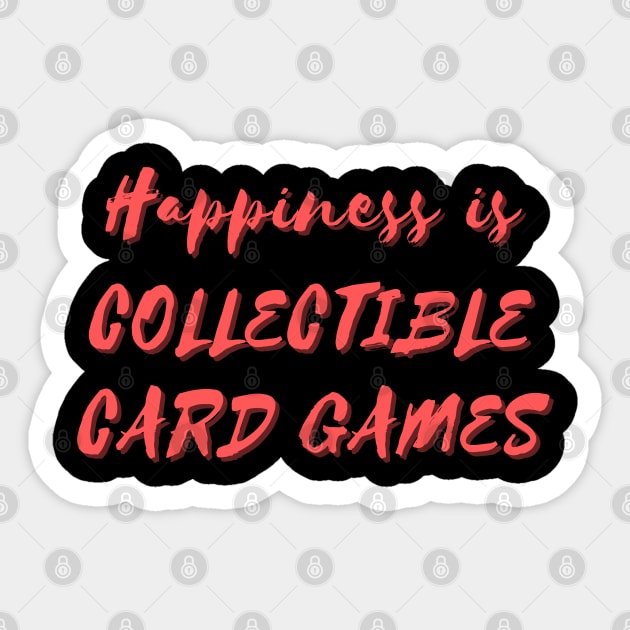 Happiness is Collectible Card Games Sticker by Eat Sleep Repeat